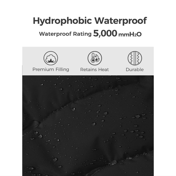 Wantdo Kids' Black Fleece-Lined Winter Parka (Size 10-12) Black Faux Fur Hood - Picture 9 of 16